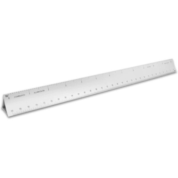 Alumicolor® Triangular Engineering Drafting Scale 12"